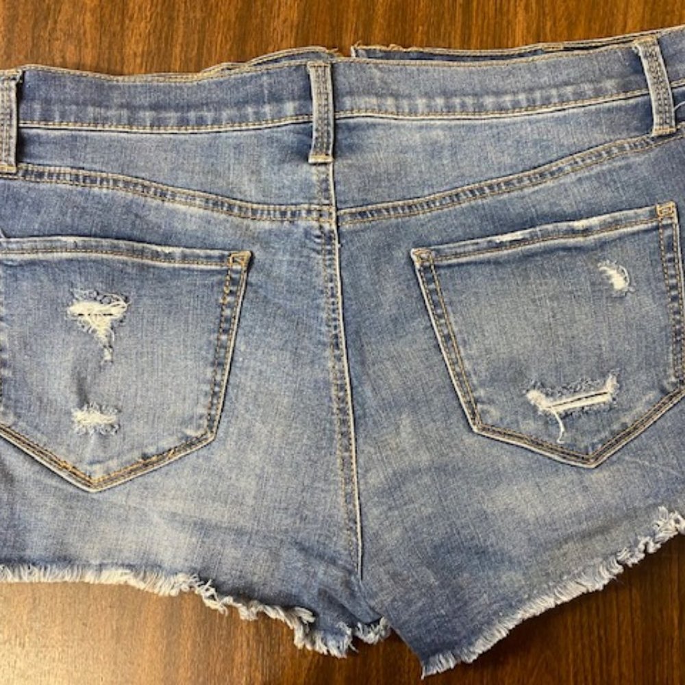 MUDD Hi-rise Jean shorts, Flex stretch sz 13